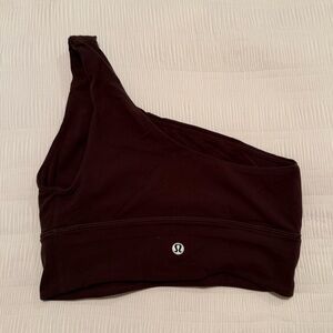 lululemon athletica Dark Brown One-Shoulder Bra